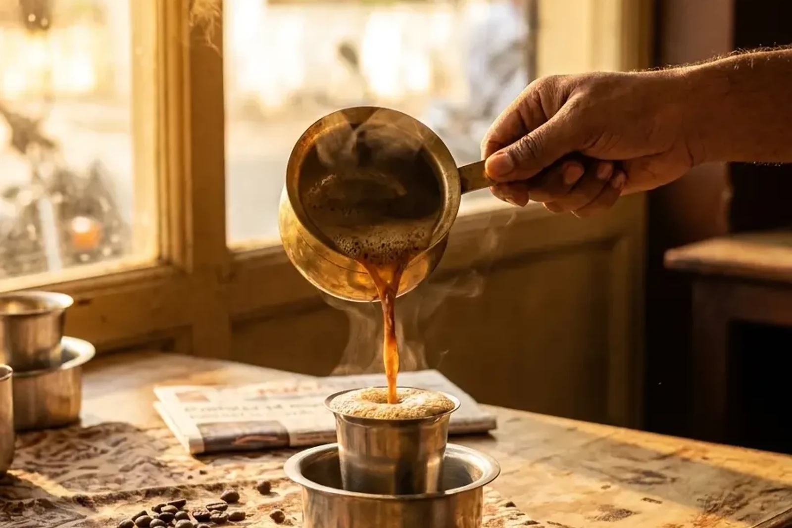 South Indian filter coffee